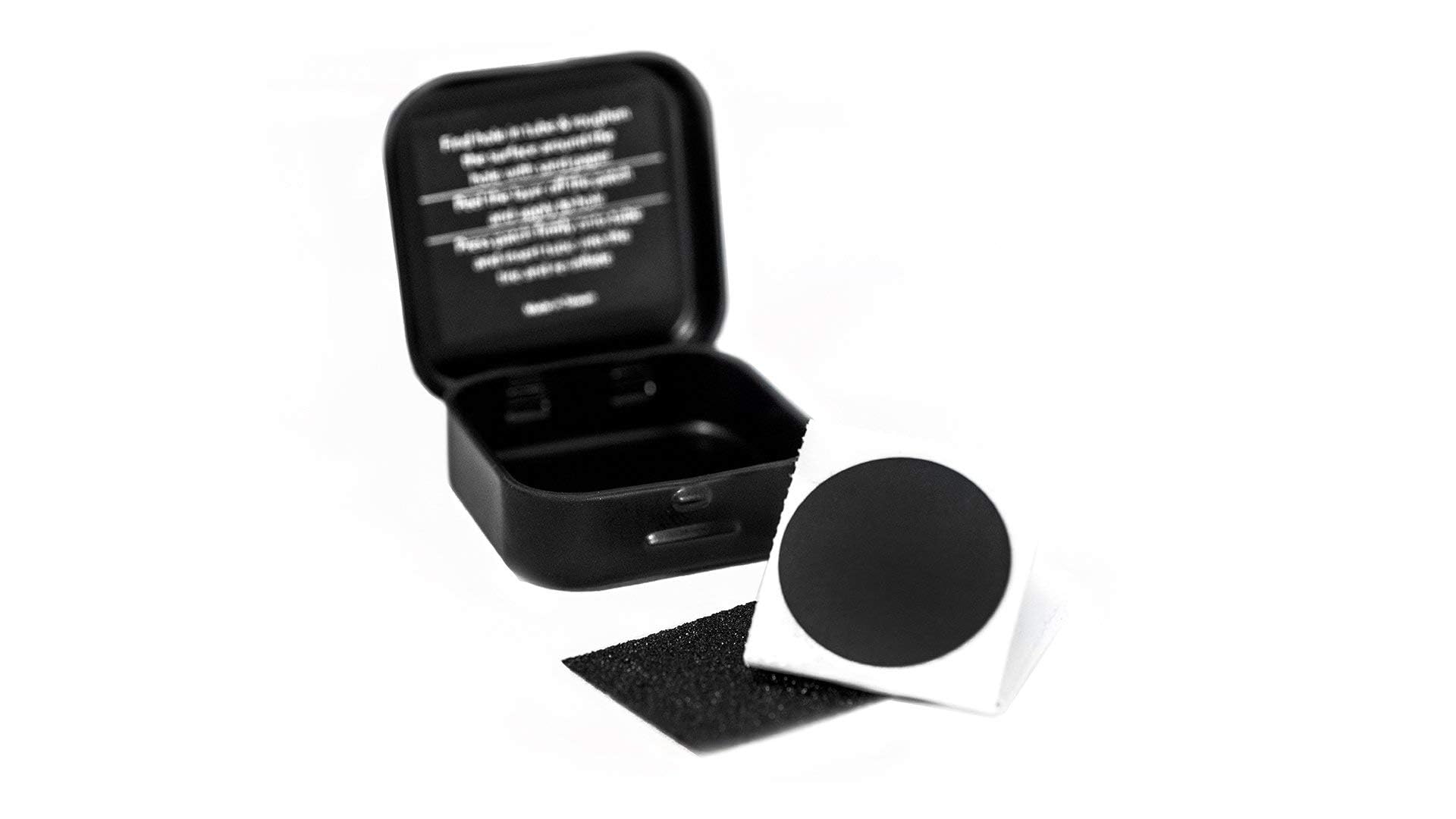 Muc-Off - Kit di Riparazione per forature, Senza Colla, con Toppe autoadesive, Kit di Riparazione per Camera d'Aria con Carta vetrata in Scatola da Viaggio