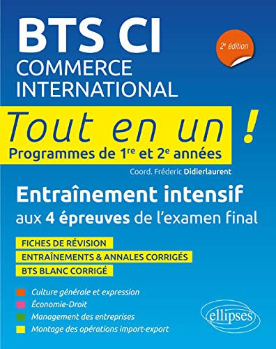 Télécharger BTS CI Commerce International Tout en Un Programmes de 1re et 2e Années Livre eBook France