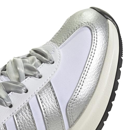 adidas Adidas Unisex-Kids Run 70s 2.0 Sportswear, White/Silver Metallic/Off White, 4