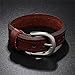 DLOULP Stylish Handmade Leather Strap Strap Wrist Jewelry Present for Fashion Enthusiasts Leather Wristband