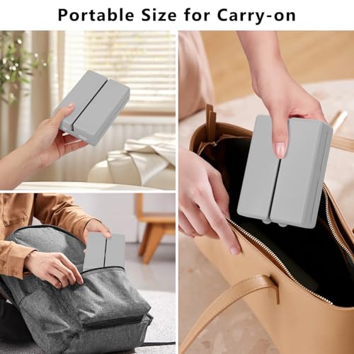 Image of FYY Travel Pill Organizer, Pill Box Medicine Case-2pcs Grey