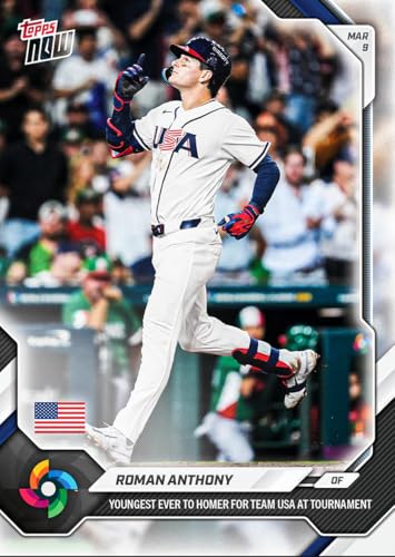 2026 Topps Now World Baseball Classic Roman Anthony #WB21 Youngest