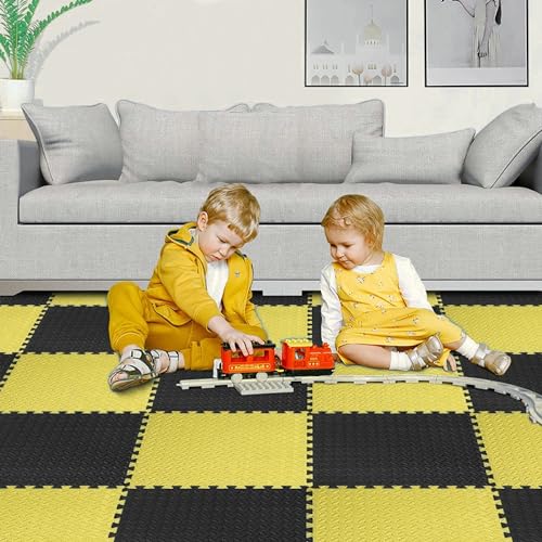 Image of SIGNATRON Kids Puzzle Exercise Mat with EVA Foam Interlocking Tiles Play mats and Protective Flooring for Office< Home, School and Gym