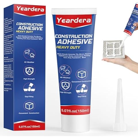 Yeardera Heavy Duty Construction Adhesive Cover