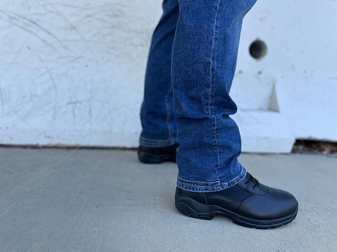 LA Police Gear Men's Terrain Flex Relaxed Fit Tactical Jeans, Comfortable Stretch Denim Jean, EDC Stretch Waistband Jeans4