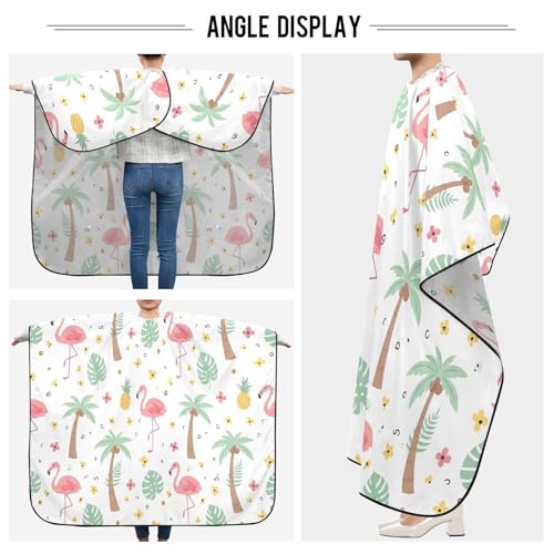 Capa de barbería impermeable Kigai Flamingo para hombre miniatura 5