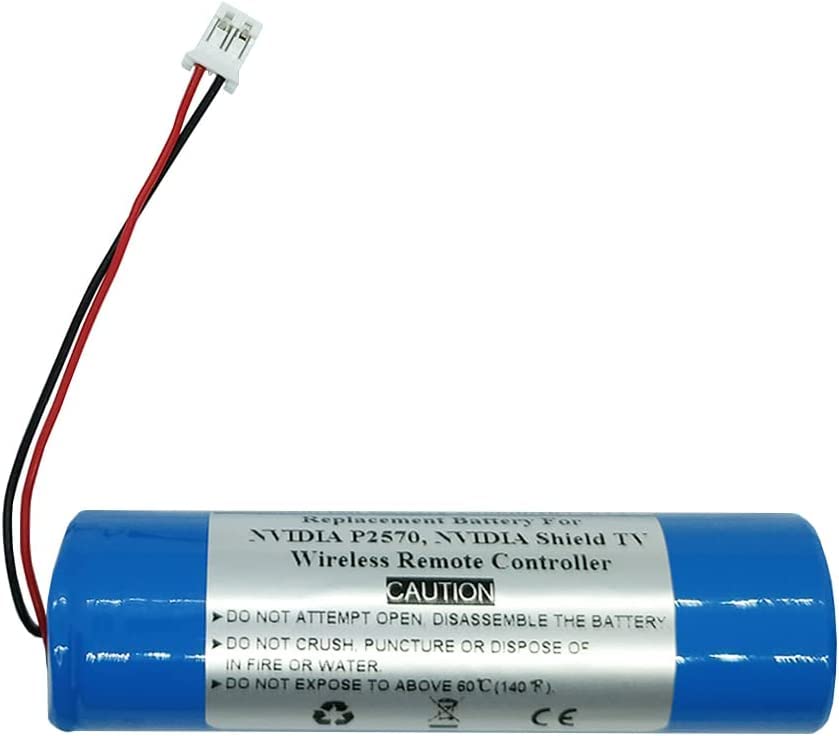 Batería de repuesto de 2600 mAh, 3,7 V, compatible con NVIDIA P2570, mando a distancia inalámbrico...