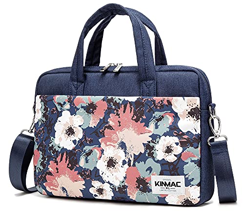Kinmac Laptop Messenger Shoulder Case Bag Computer Briefcase For MacBook Pro 16 inch and 15 inch -16 inch laptop(Camellia)