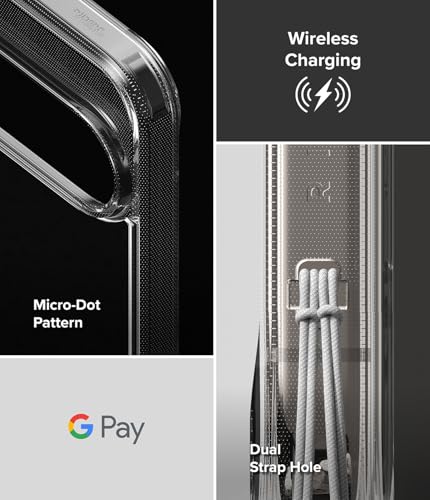 Image of Ringke Fusion Compatible with Google Pixel 10 Pro XL Case [Scratch Resistant Hard Back] Slim Transparent Protective Back Cover with Shockproof Bumper - Clear
