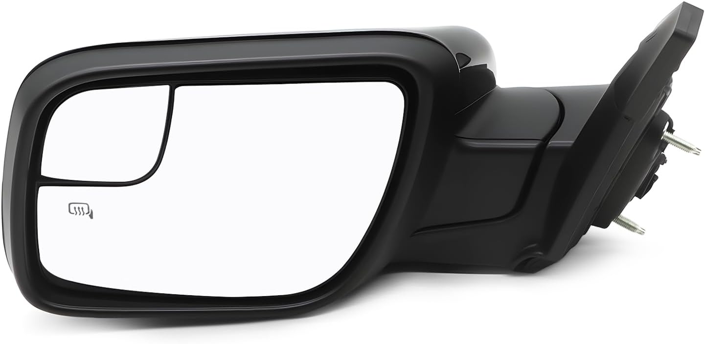 Left Driver Side Mirror Assembly Compatible with Explorer 2011-2019 Rearview Mirror with Heated & Turn Signal Light GB5Z17683BDPTM FO1320554 (7Pins)