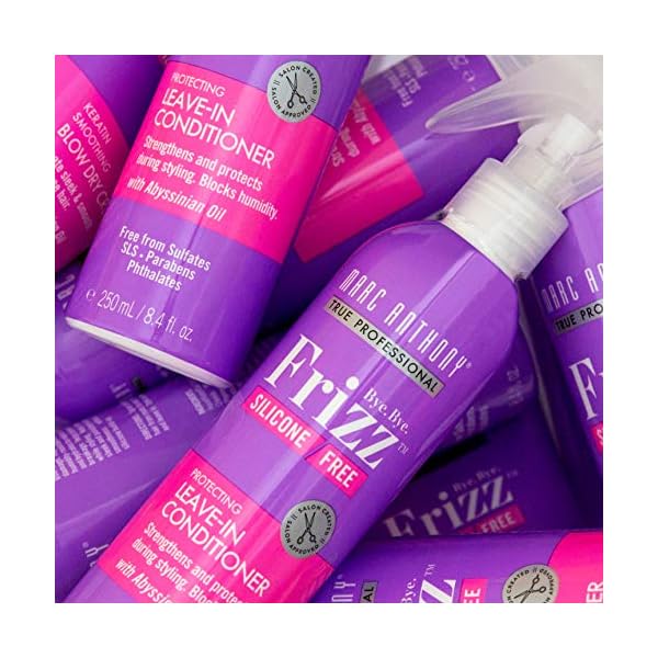 Marc Anthony Bye Bye Frizz Silicone Free Leave in Conditioner, 8.4 Ounces