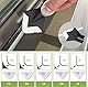 Norhogo 10Pcs Silikon Dichtmittel Spatel, 3 in 1 Professionelle Silikon-Werkzeuge zum Entfernen von hartnäckigen Silikon, verwendet in Bad, Küche, etc.