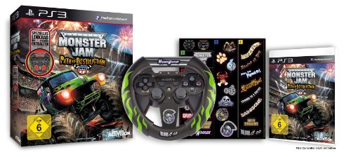 Monster Jam - Pfad der Zerstörung inkl. Lenkrad - [PS3]