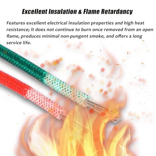 Cable de tierra de silicona flexible de alta temperatura para iluminación segura 3