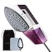 Easehold Steam Iron Garment Steamer Clothes Steamer Handheld 2 in 1 Flat and Hang Dry and Steamer Ironing Portable for Travel Dewrinkle Fabric (Purple)