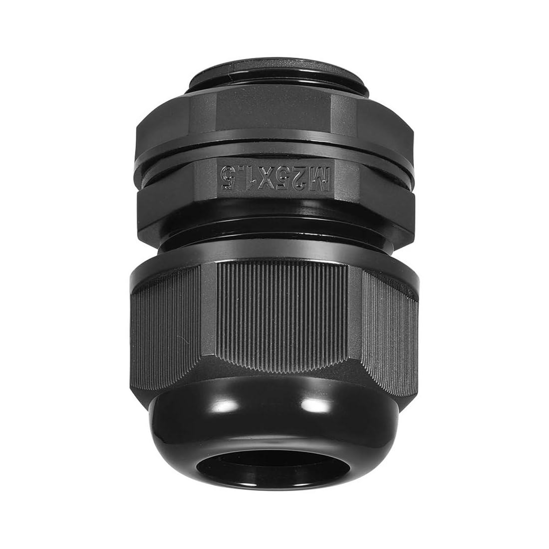 MACHSWON M25 Cable Gland, 4 Holes Waterproof IP68 Nylon Connector with Adjustable Locknut for 5-6mm Dia Cable Wire