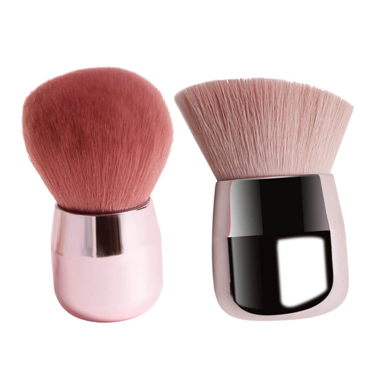 Mikinona 2pcs Makeup Mushroom Brush Set Blusher Powder Brush Portable Makeup Tools Quality