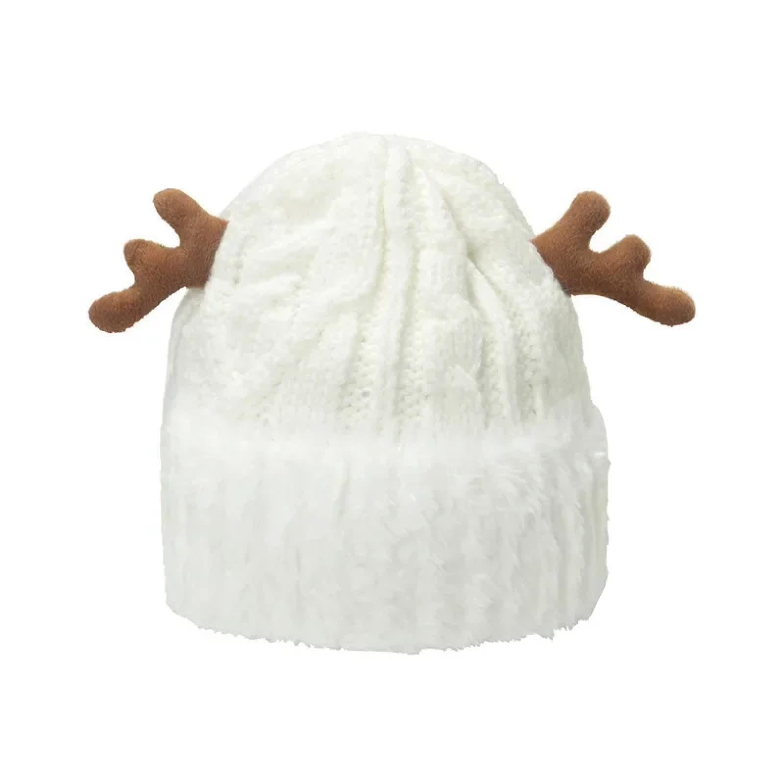 Casquettes Bonnets Chapeaux Bonnet Tricoté Bonnet Chapeau Bonnets De Noël Tricotés Pull Chaud Décoration De Noël Corne De Cerf Casquette Mignonne Femmes Automne Hiver Festival Atmosphère