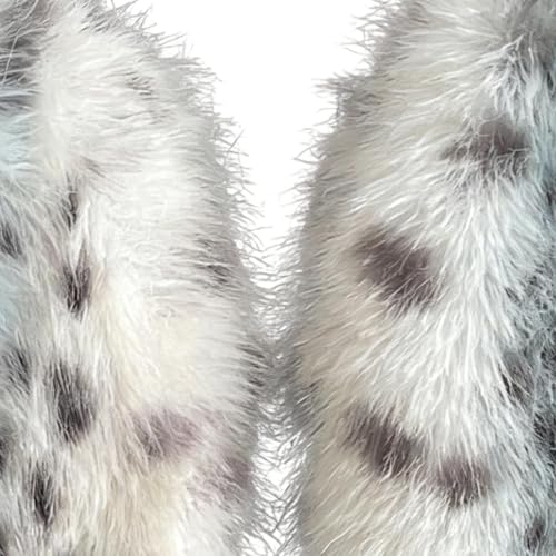 Calentadores de piernas con estampado de leopardo suaves para botas 5