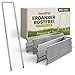 Produktbild SeedPal Erdanker/Heringe Anti ROST - 100 Stück - rostfreie & verzinkte Bodenanker für Befestigung - 150mm*25mm*Ø3mm - Erdnägel/Bodenhaken aus Stahl - Bodenverankerung/Bodenbefestigung