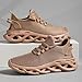 Workout Shoes for Women Men Running Tennis Casual Walking Shoes Lace Up Mesh Breathable Lightweight Comfortable Shoe Gym Non-Slip Cushion Sole Trainers Fashion Athletic Sports Sneakers Brown