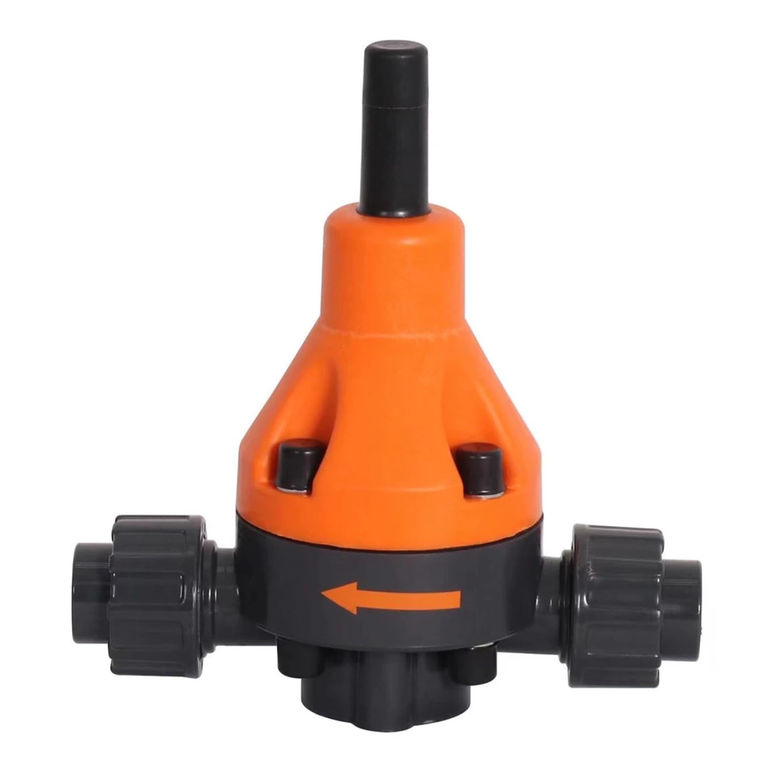 QWZTAEOZA Pipe ID 75mm UPVC 2-1/2" DN65 Valve Back Pressure Manual Wheel PTFE Seat Union Type