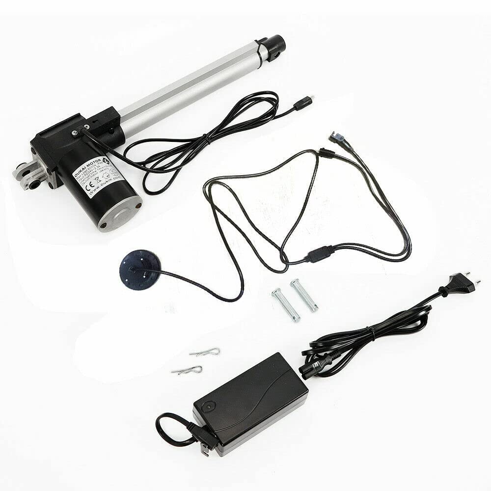 6000N Actuateur linéaire 230 mm Moteur linéaire pour chaise longue Entraînement linéaire électrique Moteur actionneur linéaire DC 24 V pour fauteuil Moteur de rechange