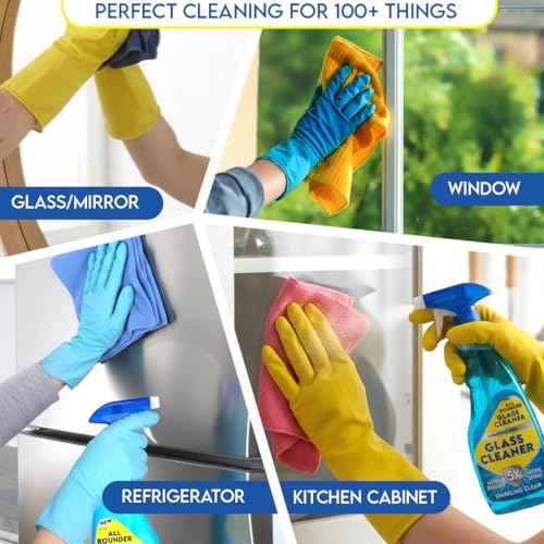 Image of All Rounder Glass & Multi-Surface Cleaner 500 ml | 5X Streak Free Shine | Anti Fog & Ammonia Free Formula | Quick Drying, Dust & Smudge Removal