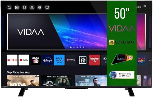 Toshiba Smart VIDAA TV 50" Ultra HD 50UV2363DA TV 4K