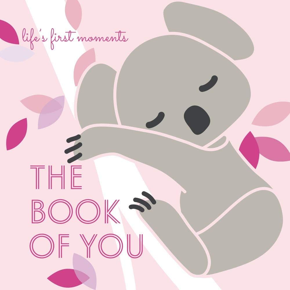 LittleLion Studio Baby Memory Book The Book of You, Life's First Moments, Pink