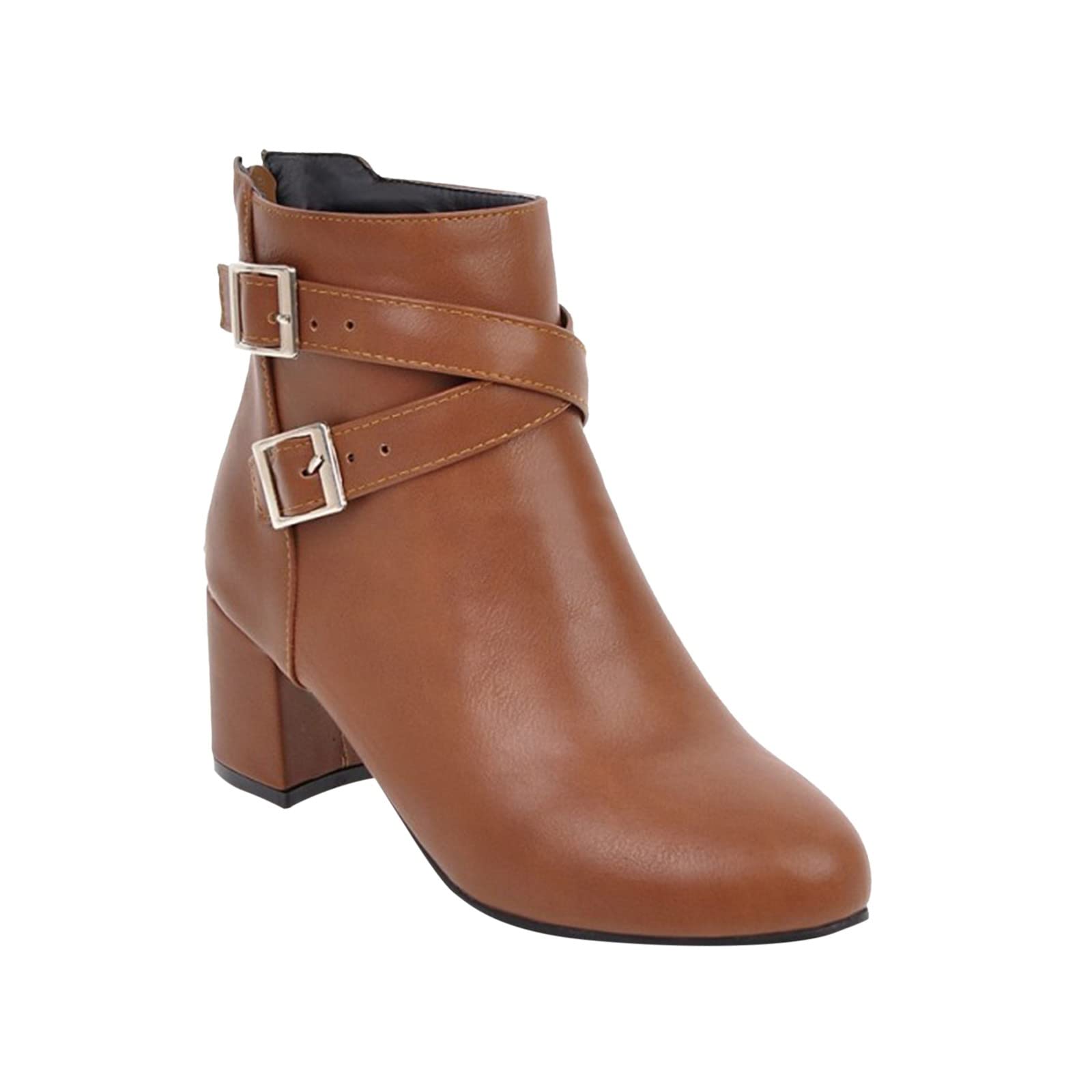 Stivali Pioggia Donna Comfort in Pelle Antiscivolo Laterale E Lacci Motivo Stampato a Stivali Alti al Western Stivaletti da Pioggia Lunghi con Cerniera Leggero Antiscivolo Scarpe