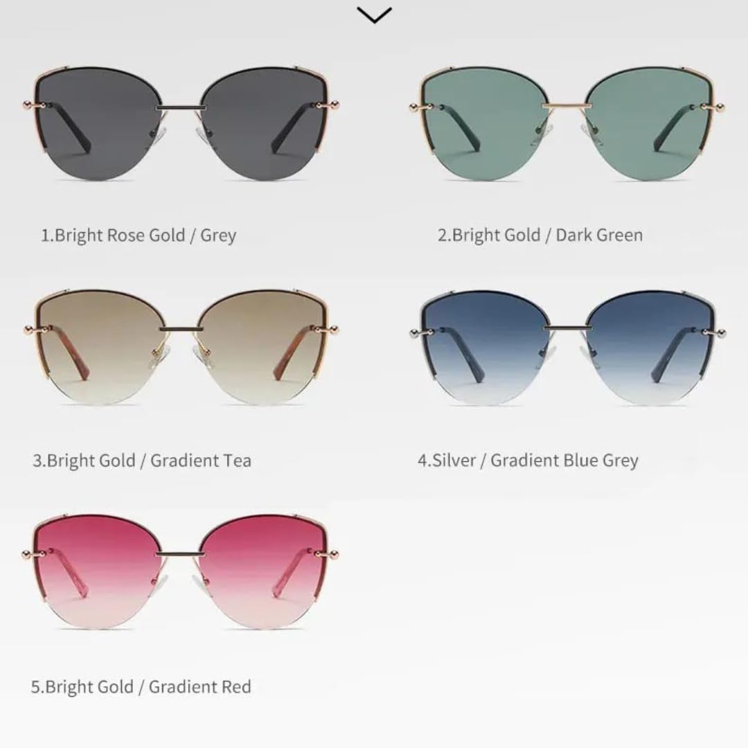 Occhiali da sole da donna Cat Eye, occhiali da sole da spiaggia, protezione solare, anti-UV e parasole
