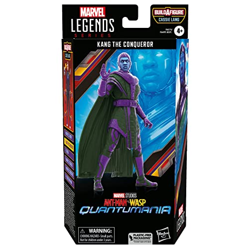 Marvel Hasbro Legends Series Kang the Conqueror, Ant-Man & the Wasp: Quantumania Legends Action Figures, 6”, Purple - Image 2