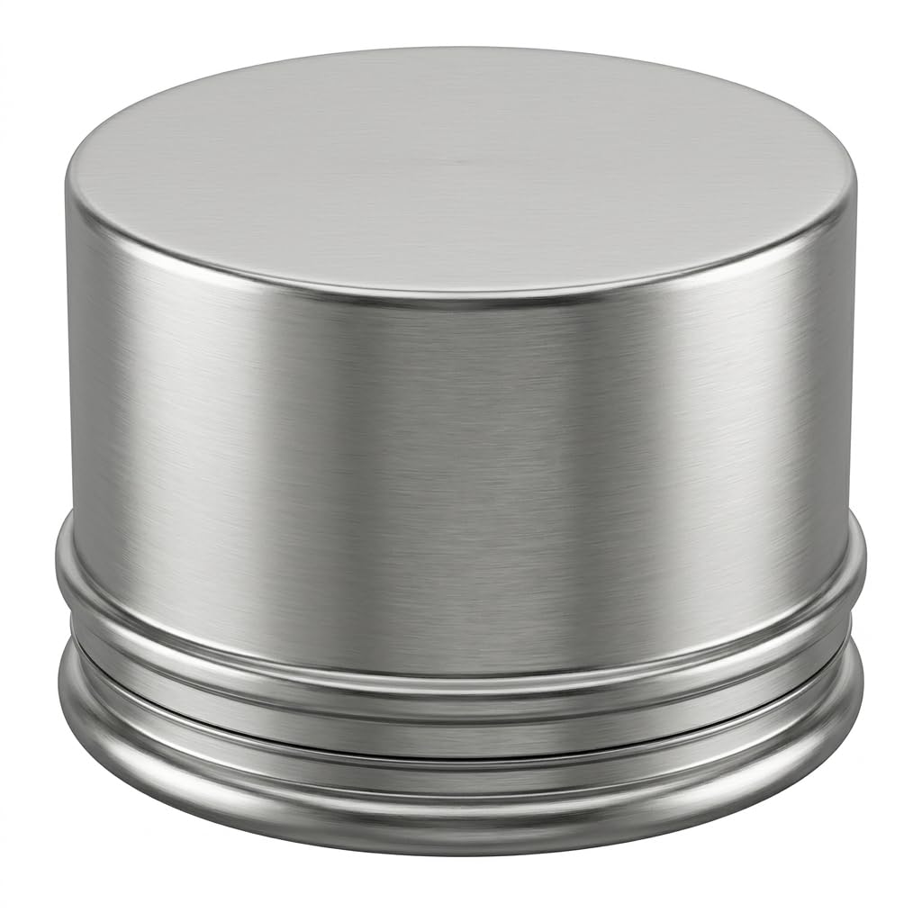 MAKA Tappo Cieco per Canna Fumaria in Acciaio Inox, Chiusura Terminale Tubo Fumo Monoparete (Ø 250 mm, AISI 304)