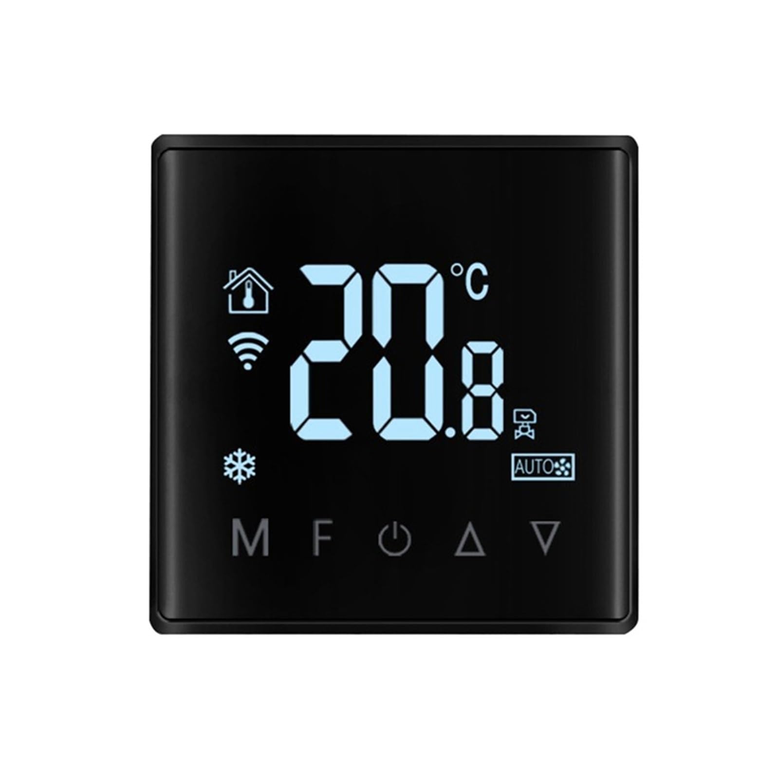 Climatisation et chauffage au sol régulés par ce thermostat connecté