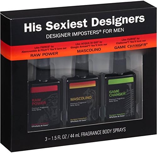 His Sexiest Designer Body Spray 3-pk for Him