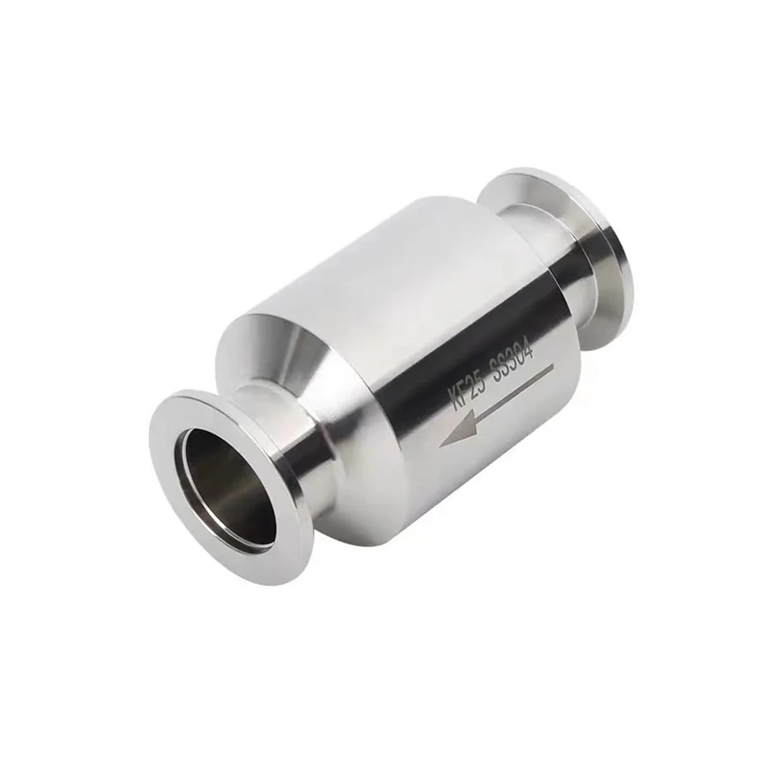 KF Stainless Steel Vacuum Check Valve One-Way Durable Stainless Steel,