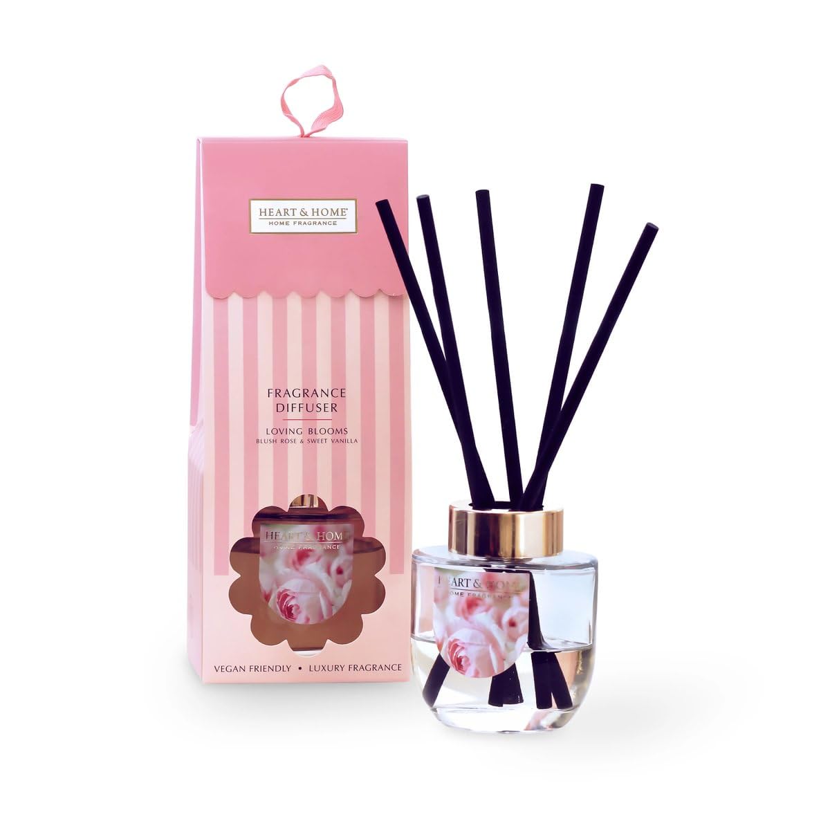 Heart and Home Fragrance Reed Diffuser70MlLoving Blooms from B&Q