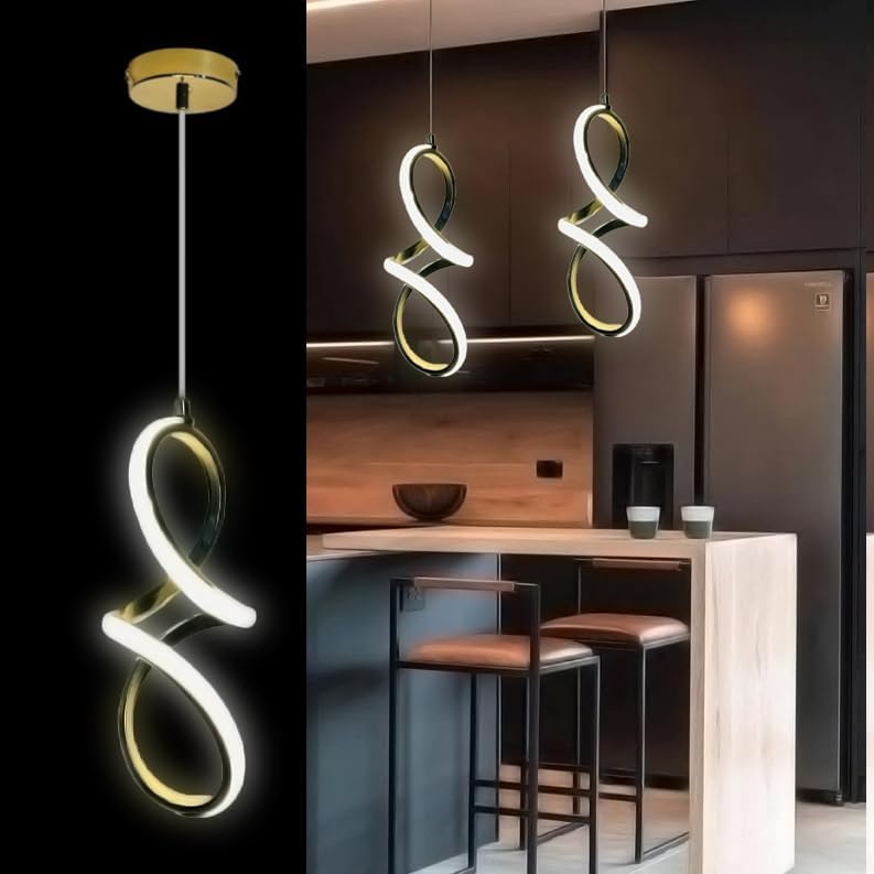 Image of Hanging Lights for Living Room, Pendant Lights for Kitchen Island, Hanging Lights for Home Decoration and Modern Lamps for Hotels and Cafe (Warm, Natural, Cool White) (Pack of 1) (HL70)