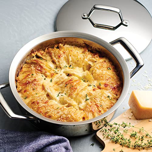 Tramontina Covered Casserole Stainless Steel Tri-Ply Base 3 Qt, 80101/003Ds #TOP2