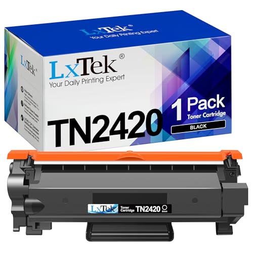 LxTek Toner TN2420 TN2410 Kompatibel für Brother TN 2420 TN-2420 TN-2410 für Brother MFC-L2710DW MFC-L2710DN HL-L2350DW HL-L2375DW DCP-L2530DW MFC-L2750DW MFC-L2730DW HL-L2310D (TN2420 Schwarz)