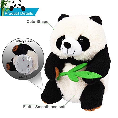 Qwifyu Talking Panda, Repeats What You Say Plush Animal Toy Buddy Panda For Boys Girls Kids Gift #TOP2