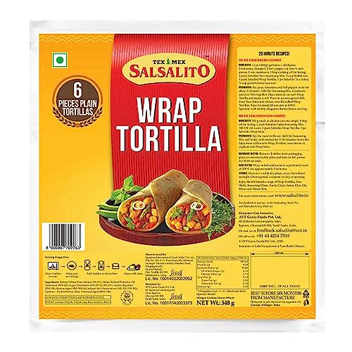 Salsalito Wrap Tortilla Original, 348g (B00MHNLVJM) Amazon Price History, Amazon Price Tracker