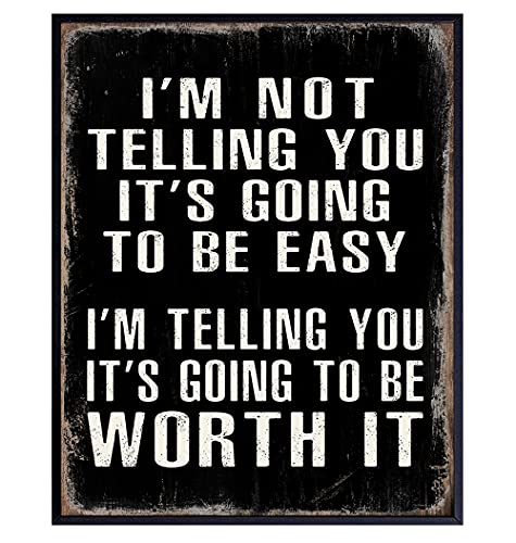 Positive Quotes Wall Decor - Motivational Wall Art - Entrepreneur