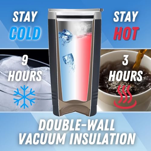 Onebttl Motorcycle Gifts for Men, Life Behind Bars, Tumbler Travel Coffee Mug, Dad Grandpa Biker Rider, Stainless Steel 20oz/590ml