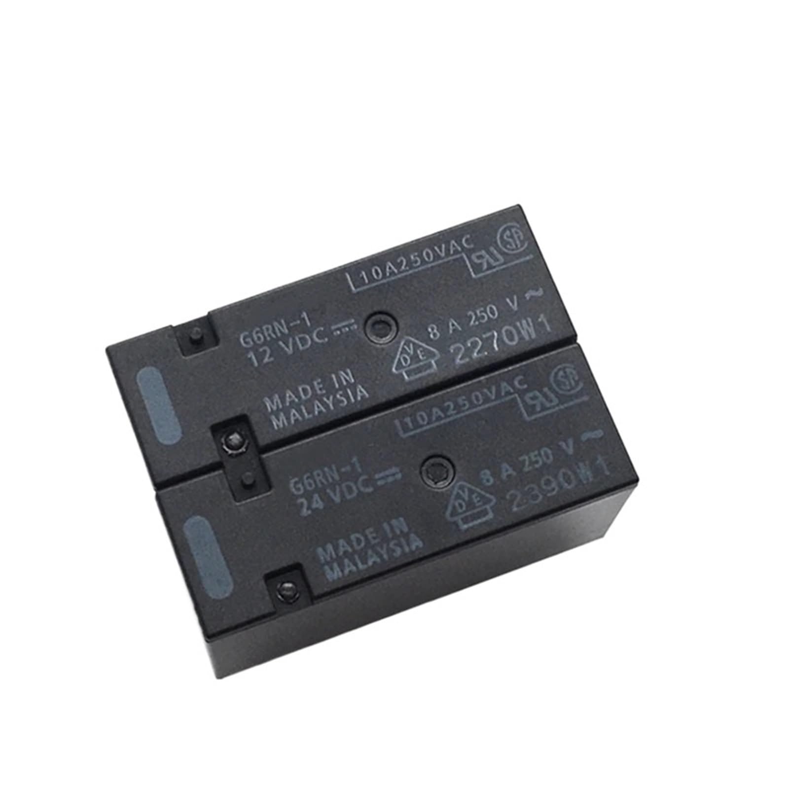 10 szt. Przekaźniki AGD G6RN-1-5VDC G6RN-1-12VDC G6RN-1-24VDC Mały przekaźnik mocy z 1-biegunowym przełącznikiem 8A DC5V 12V 24V 8A (G6RN-1-5VDC)