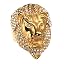 Gold with White CZ