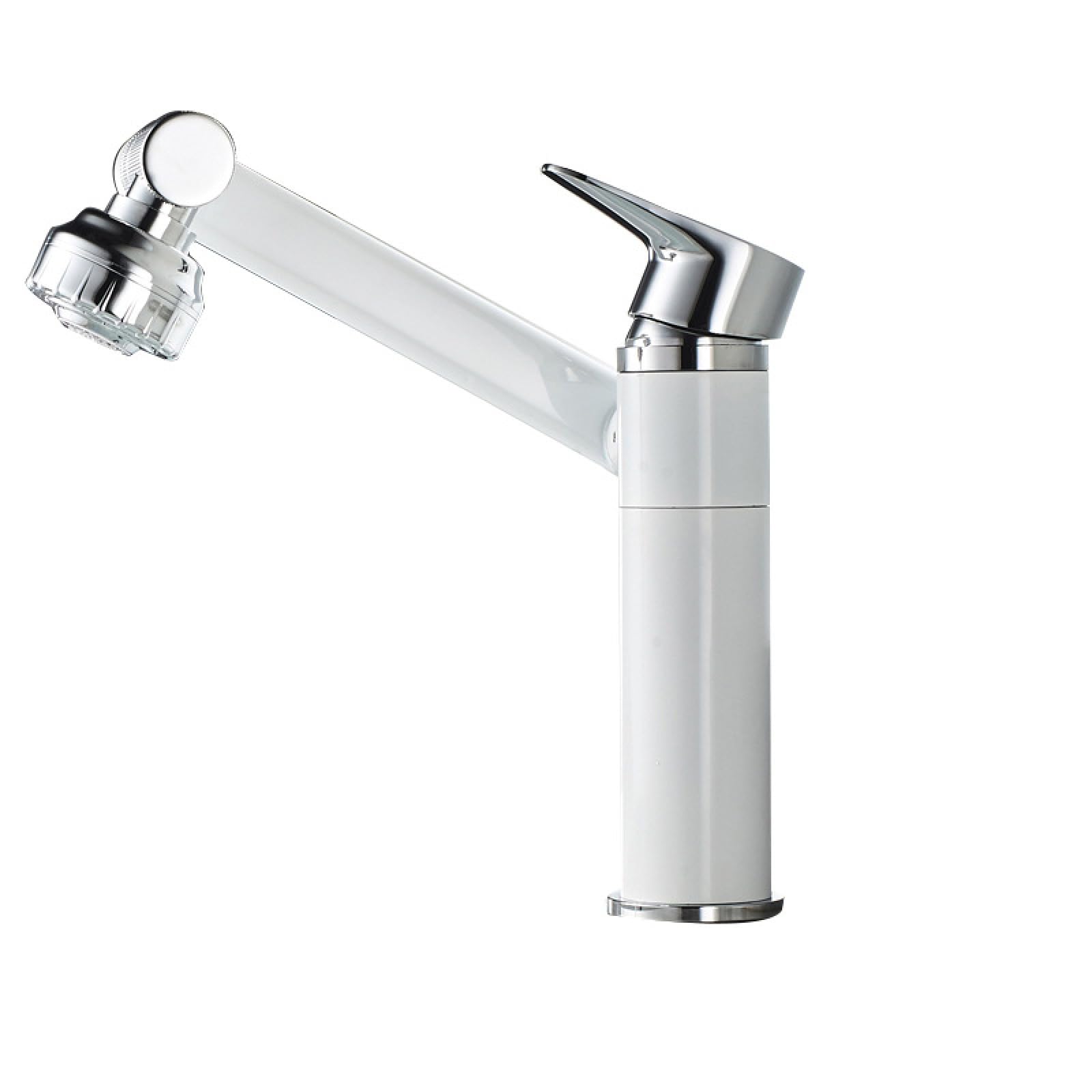 Inodoro lavabo de baño universal de dos niveles salida de agua grifo rotativo de agua fría y caliente, sin tubería de entrada