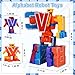 Toys Gifts for 3 4 5 6 Years Old Toddler Boys Girls,26 Alphabet Robots ABC Letters Educational Learning Blocks for Kids,Alphabots Deformation STEM Fine Motor Skill Birthday Gifts for Preschool Age 3+