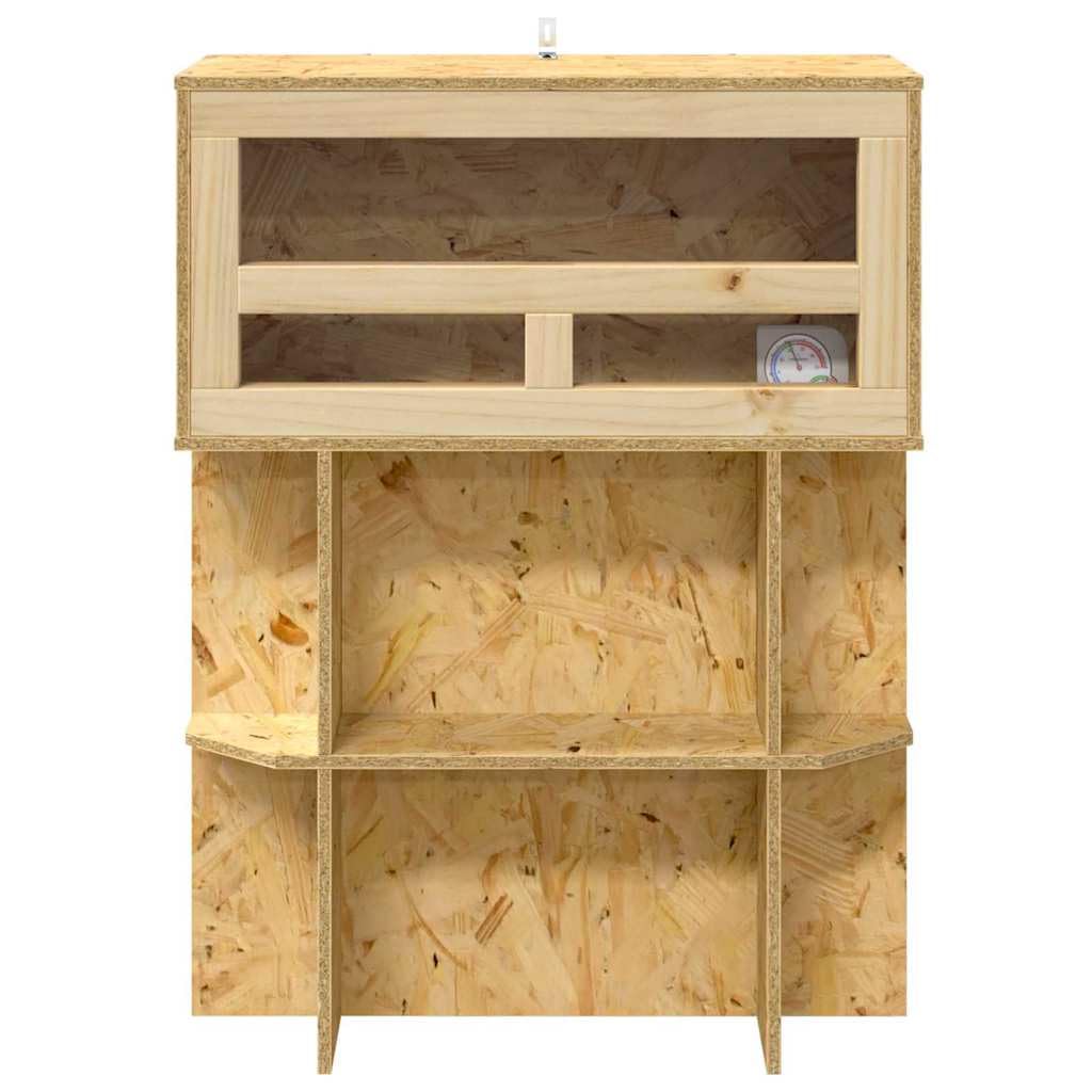Genérico Terrario Marrón 60 x 30 x 80 cm OSB,Producto para Mascotas y Animales,Productos para Mascotas,Productos para Reptiles y Anfibios,Terrarios para Reptiles y anfibios-3397895